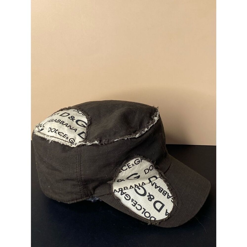 Dolce & Gabbana Vintage LOGOMANIA Distressed Cap Authentic
